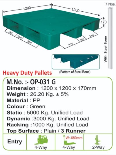 Heavy Duty Pallets (OP – 031 G)