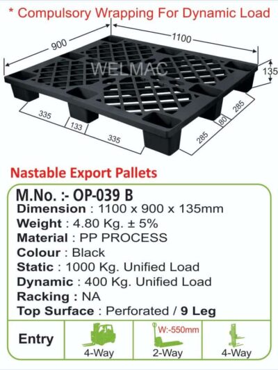 Nastable Medium Duty Pallets (OP – 039 B)