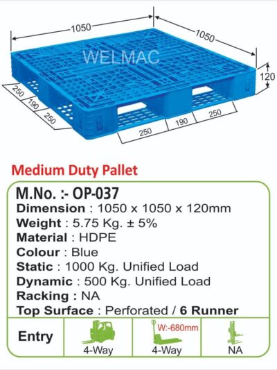 Nastable Medium Duty Pallets (OP – 037)