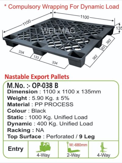 Nastable Medium Duty Pallets (OP – 038 B)