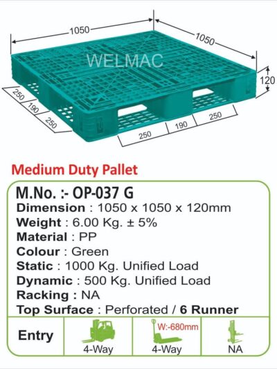 Nastable Medium Duty Pallets (OP – 037 G)