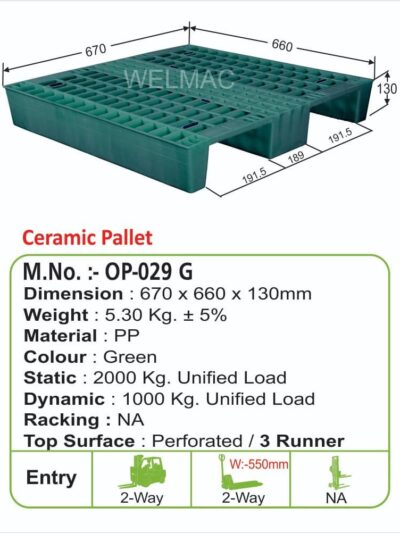 Ceramic Pallet ( OP – 029 G )