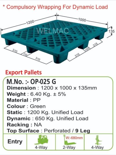 Export Pallets ( OP – 025 G )