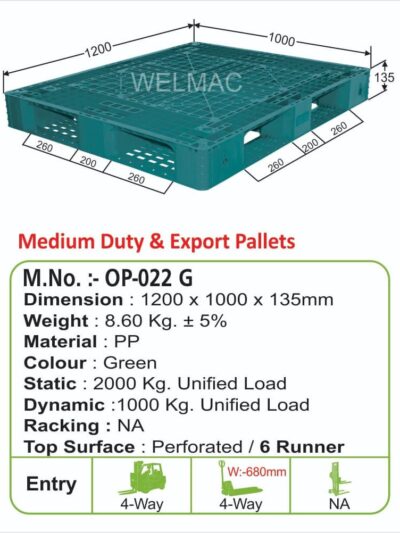 Medium Duty & Export Pallets ( OP – 022 G )