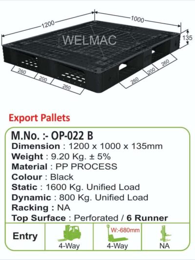 Export Pallets ( OP – 022 B )