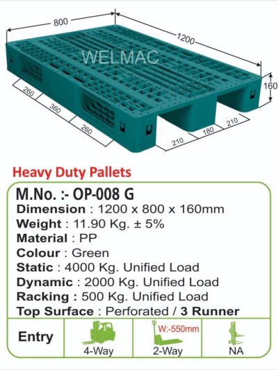 Heavy Duty Pallets (OP – 008 G)